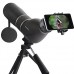 High Quality Spotting Scope,15-45x60 Waterproof Monocular Telescope Bird Watching Outdoor Made In USA