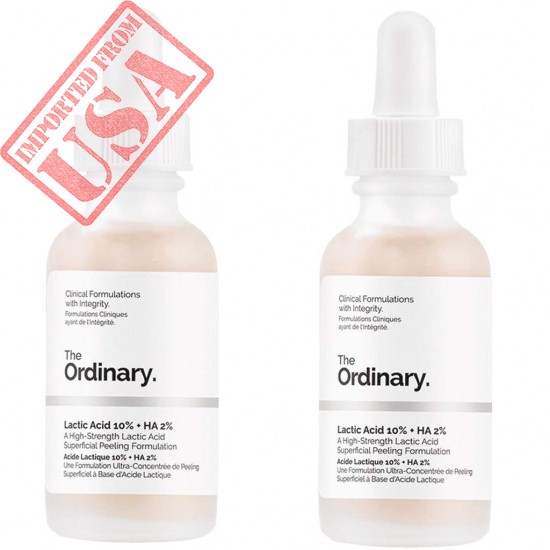 The Ordinary Lactic Acid 10% + Ha 2% 30ml (Pack of 2)