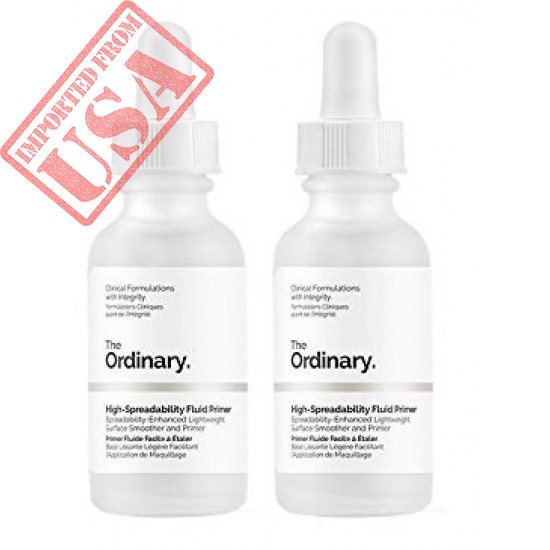 The Ordinary High-Spreadability Fluid Primer 30ml (Pack of 2)