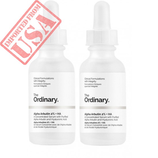 The Ordinary Alpha Arbutin 2% + Ha 30ml (Pack of 2)