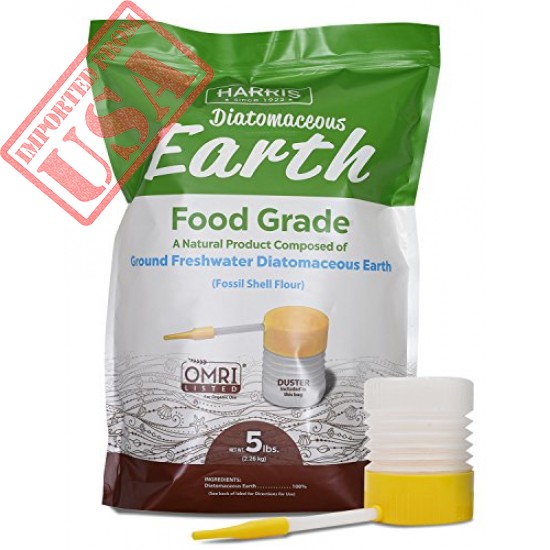 Harris Diatomaceous Earth Food Grade, 5lb w/Free Powder Duster