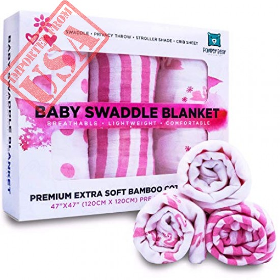 Shop online import quality Baby Girl Blankets in Pakistan 