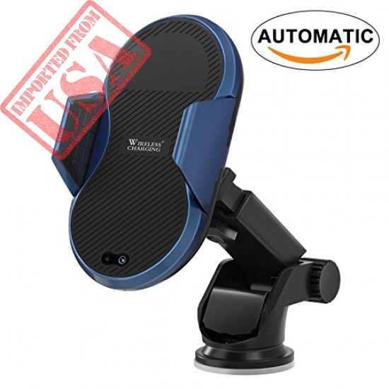 Buy Car Wireless Chager Automatic Induction Dashboard Suction Mount Online in Pakistan