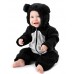 funzies baby bunting fleece hooded romper bodysuit bearblack shop online in pakistan