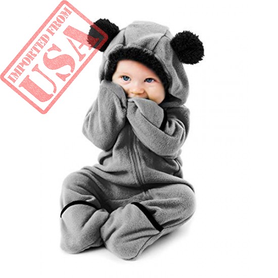 funzies baby bunting fleece hooded romper bodysuit shop online in pakistan