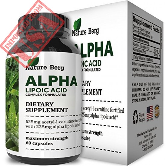 Buy Pure Alpha Lipoic Acid Supplement with Acetyl L-Carnitine Online in Pakistan