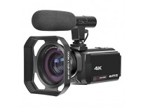 Original 4k Camcorder With Microphone 48mp Digital Camera 3.0 Touch Screen Function Wifi Video Camera Ir Night Vision Camcorder With Lens Imported From Usa