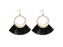 Buy online imported Fan tassel Hoop Earrings in Pakistan