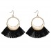 Buy online imported Fan tassel Hoop Earrings in Pakistan