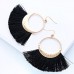 Buy online imported Fan tassel Hoop Earrings in Pakistan