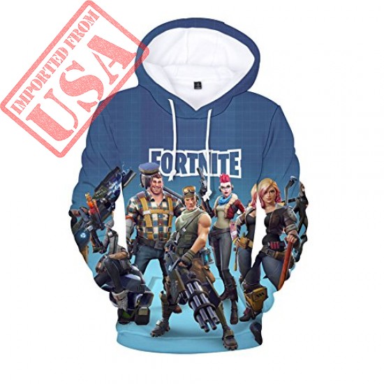 Buy Yeawooh Fortnite 3D Printing Unisex Hoodie Novelty shop online in Pakistan