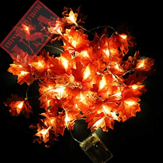 Buy online High Quality Maple Leaves String Lights for Special Decoration in Pakistan 