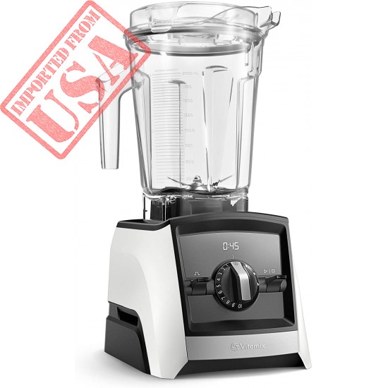 Vitamix A2500 Ascent Series Smart Blender, Professional-Grade, 64 oz. Low-Profile Container, White (Renewed)