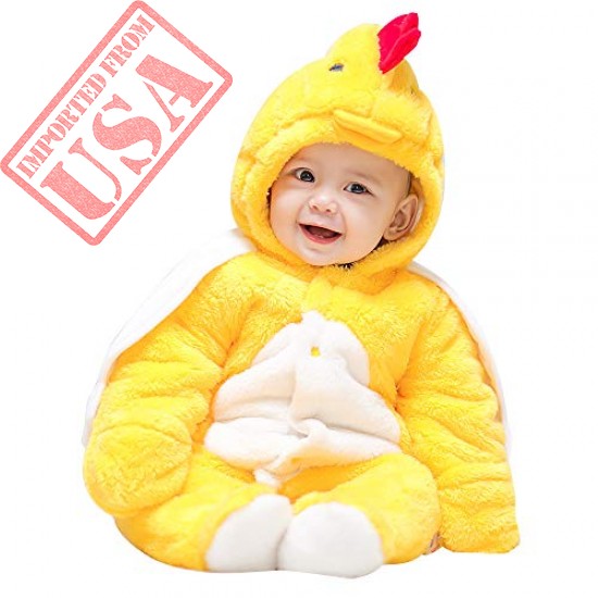 mikistroy baby snowsuit winter jumpsuit romper thick hoodie footies outfit yellow shop online in pakistan