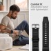 Spigen Rugged Armor Pro Designed for Apple Watch Band with Case for 44mm Series 6/SE/5/4 - Black