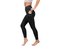 Yogalicious High Waist Ultra Soft 7/8 Ankle Length Leggings with Pockets for Women