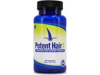 Potent Hair X: Natural DHT Blocker, Hair Growth Vitamins, Stops Hair Loss, Repairs Follicles and Promotes Hair Regrowth in Men and Women, All Hair Types, 30 Day Supply