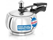 Hawkins Contura Stainless Steel Pressure Cooker For Induction, Gas And Electric Stoves (1.5 Liter)