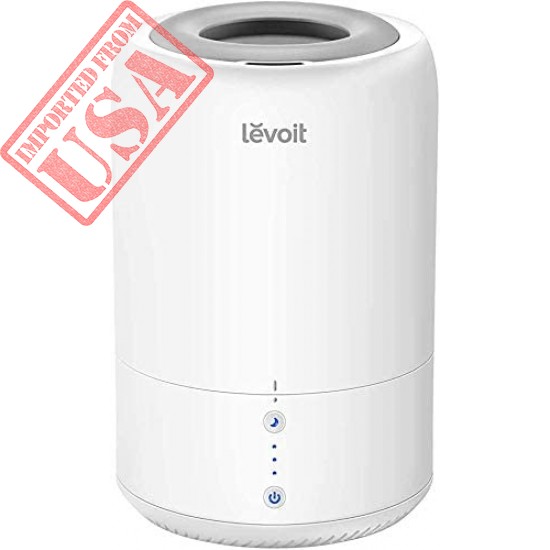 LEVOIT Humidifiers for Bedroom, Cool Mist Humidifier for Babies, Top Fill Ultrasonic Air Humidifier, Essential Oil Diffuser with Smart Sleep Mode, Whisper Quiet Operation, Auto Shut Off (1.8L/0.48Gal)