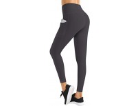 Fengbay High Waist Yoga Pants with Pockets, Capri Leggings for Women Tummy Control Running 4 Way Stretch Workout Leggings