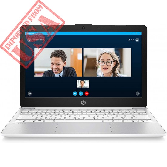 HP Stream 11.6-inch HD Laptop, Intel Celeron N4000, 4 GB RAM, 32 GB eMMC, Windows 10 Home in S Mode with Office 365 Personal for 1 Year (11-ak0020nr, Diamond White)