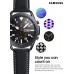 SAMSUNG Galaxy Watch 3 (45mm, GPS, Bluetooth) Smart Watch with Advanced Health Monitoring, Fitness Tracking, and Long lasting Battery - Mystic Black (US Version)