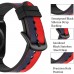 Misker Compatible with Apple Watch Band 38mm 40mm 42mm 44mm, Sweatproof Genuine Nylon and Rubber Hybrid Band Strap Compatible with iWatch Series 5 4 3 2 1