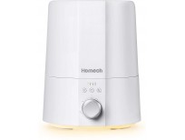 Homech Ultrasonic Cool Mist Humidifiers for Bedroom Home Office, 2.5L Filter-less Humidifier for Baby with Sleep Night Light, Whisper-Quiet Operation, Auto Shut-Off Lasts Up to 30 Hours