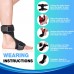 Plantar Fasciitis Night Splint Breathable Adjustable Foot Drop Brace, Heel Ankle & Achilles Tendonitis Relief, Arch Pain Support, Heel Calf Stretcher, Heel Spurs for Right or Left Foot, Universal Fit