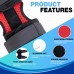 Plantar Fasciitis Night Splint Breathable Adjustable Foot Drop Brace, Heel Ankle & Achilles Tendonitis Relief, Arch Pain Support, Heel Calf Stretcher, Heel Spurs for Right or Left Foot, Universal Fit