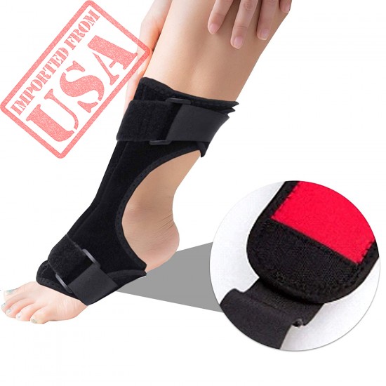 Plantar Fasciitis Night Splint Breathable Adjustable Foot Drop Brace, Heel Ankle & Achilles Tendonitis Relief, Arch Pain Support, Heel Calf Stretcher, Heel Spurs for Right or Left Foot, Universal Fit