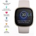 Fitbit Sense Advanced Smartwatch with Tools for Heart Health, Stress Management & Skin Temperature Trends, White/Gold, One Size (S & L Bands Included)