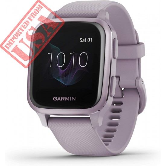 Garmin Venu Sq, GPS Smartwatch with Bright Touchscreen Display, Up to 6 Days of Battery Life, Orchid Purple