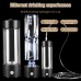 Portable Hydrogen Water Generator with Glass Bottle and Inhaler Adapter, Hydrogen Alkaline Glass Water Bottle Make Hydrogen Content up to 1300-1600 PPB --S SMAUTOP