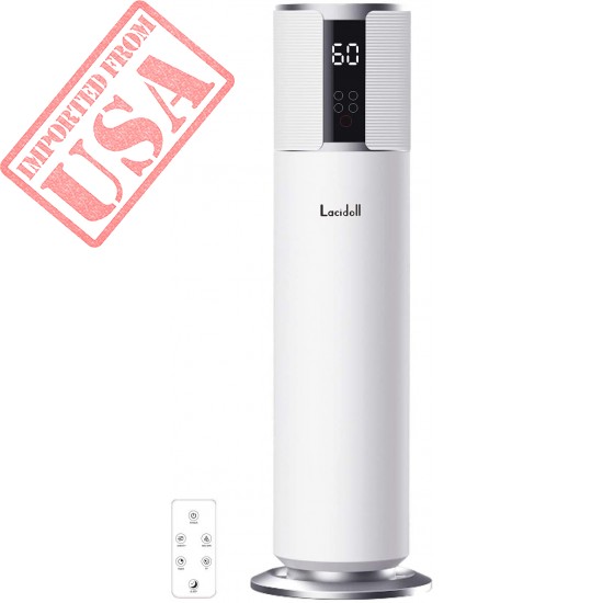 LACIDOLL, 2.1Gal/8L Top Fill Humidifiers for Large Room, Quiet Cool Mist Ultrasonic Humidifiers for Bedroom Runs up to 24 Hours, Auto Shut-Off and Easy to Clean