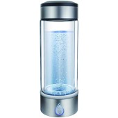 Portable Hydrogen Water Bottle,Glass Hydrogen Water Generator USB Rechargeable 3-mins Water ionizer Bottle with pem Sports Cup