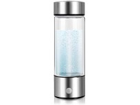 tengertang Hydrogen Rich Health Cup Alkaline Ionizer Generator USB Rechargeable Electrolysis Generator Ionization Bottle Weak Alkaline Cup Anti-Oxidation and Anti-Aging Glass Health Cup