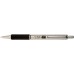 Zebra Pens Fine Point F-402 Ballpoint Stainless Steel Pen, 0.7mm Black Ink, 2 Black Ink Retractable Metal Pens with 2 Black Ink Refills in Pack, 0.7mm Fine Point Pens With .7 mm F402 Zebra Pen Refill.