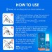 Hair Removal Inhibitor Spray 2-in-1 Reduce Stop Growth Permanent Result Painless Non-Irritating for Face Arm Leg Armpit Men Women Hypoallergenic All Skin Types Sensitive Formula