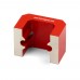 Extra Large Red Alnico Horseshoe Magnet - 23kg Pull