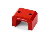 Extra Large Red Alnico Horseshoe Magnet - 23kg Pull