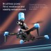 Folding Pistlasless Drone 3-len Optical Flus RC Aircraft Aerial Photo Quadcopter Toy with Water Blaster